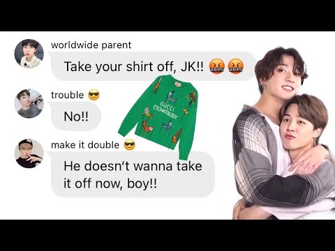 BTS TEXTS ► Jungkook doesn't wanna take it off now, boy!