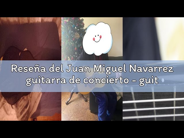Vídeo relacionado con Juan Miguel Navarrez guitarra de concierto, guitarra clásica, 4/4 honey - natural, incl. funda