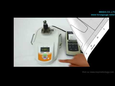 Imada (Japan) Screw Cap Torque Tester DTX Series : Data Collection/Management