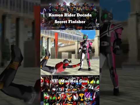 Secret Finisher Kamen Rider Decade ft KR Juga #kamenriderdecade #shorts