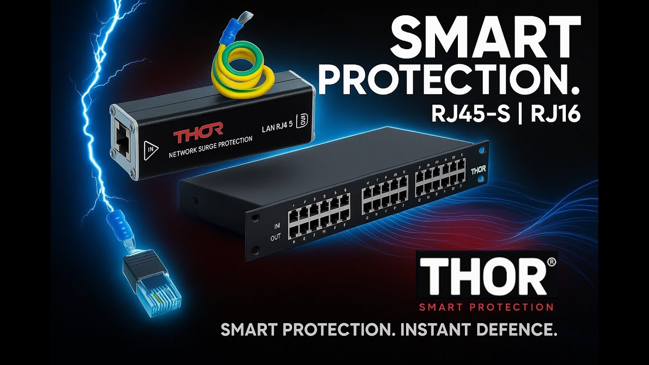 Smart Networks Deserve Smart Protection  THOR RJ45-S & RJ16