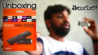 Amazon Fire Tv Stick 2020 Unboxing & Initiall Imperssions || In Telugu ||
