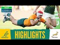 HIGHLIGHTS Wallabies Vs Springboks 2022 EToro Rugby Championship Round Three