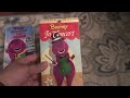 Barney Waiting For Santa VHS And Barney In Concert VHS