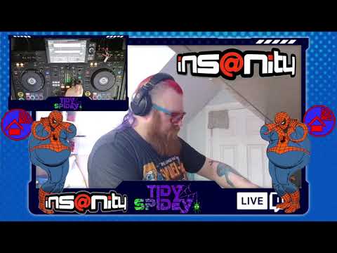 TidySpidey - Insanity DJs Twitch Hard House Livestream 18.7.23 (168bpm+)