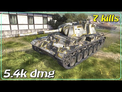 40TP • 7 frags • 5.4k dmg • WoT Blitz