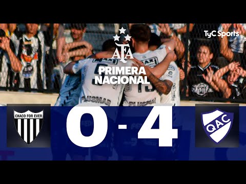 Chaco For Ever 0-4 Quilmes | Primera Nacional | Fecha 29 (Zona B)