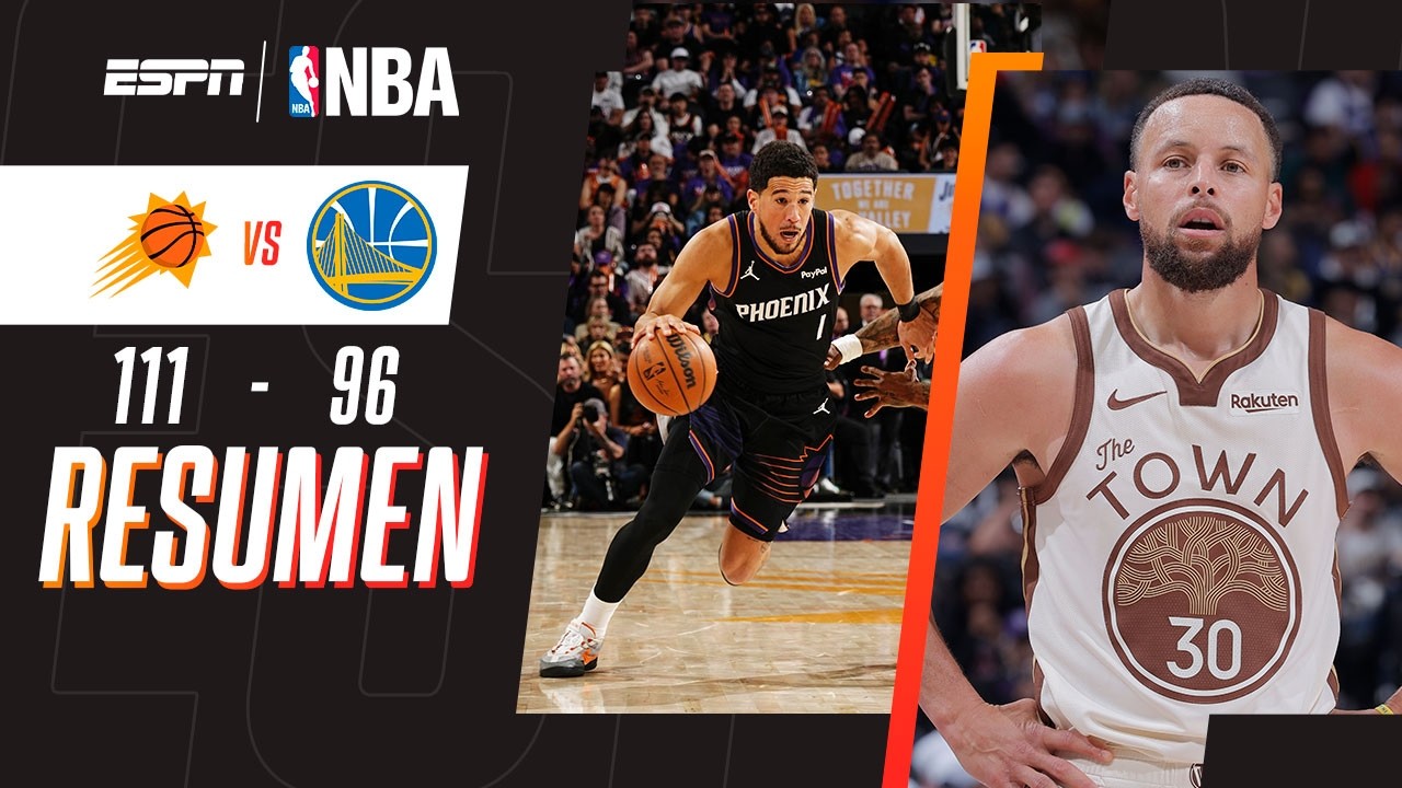 CURRY VERÁ LOS PLAYOFFS DESDE CASA EN LA NBA | Phoenix Suns 111-96 Golden State Warriors | RESUMEN