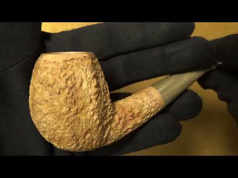 Pipa Mastro Geppetto - Rusticata Naturale - Bent Pane Apple (GP68)