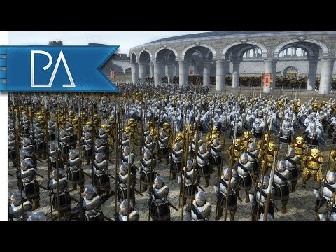 Osgiliath River Crossing Battle: Death From Above - Third Age Total War: Reforged Mod Gameplay