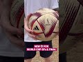 The Adidas Al Hilm ️ New Ball For The FIFA Worldcup Semis Final Available Now At Soccer Com