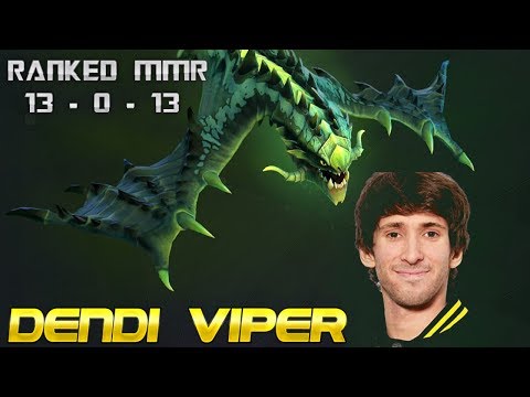 [MMR] Dendi - Viper 13-0-13 no one can kill him