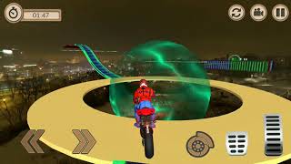 Tricky Bike Race Super Hero Game ( by 9logic games) - Android Gameplay #1