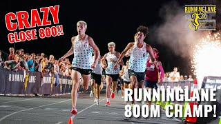 WHAT A FINISH! 3-wide at the line in the 800 - FULL RACE