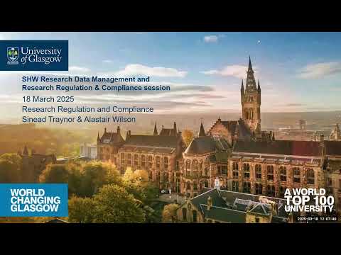 Research Skills Seminar: Research Data Management and Research Regulation & Compliance