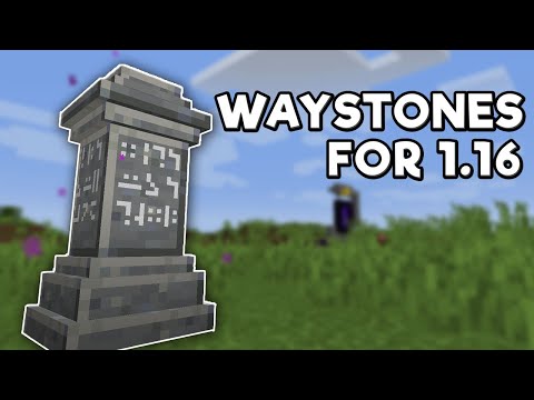 Waystones Mod Spotlight - Minecraft 1.16