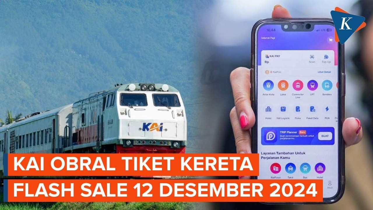 Harga Tiket Kereta Api Diskon Sampai 20 Persen, KAI Obral Tiket Sambut Libur Natal dan Tahun Baru