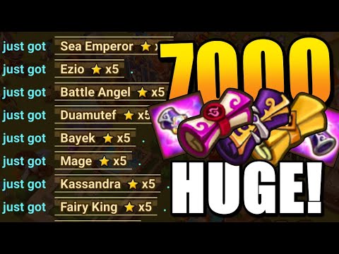 7000 Scrolls *INSANE* Summon Session