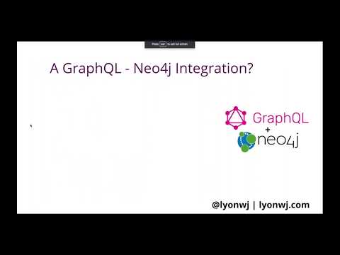 Building A GraphQL Service Backed By Neo4j