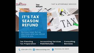 White Blue Professional Accounting & Tax Services Facebook Post