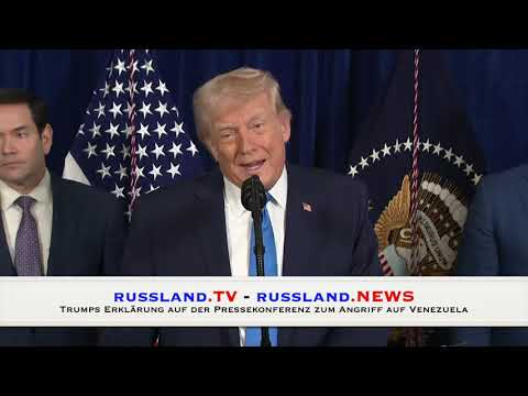 Trumps Erklärung auf der Pressekonferenz zum Angriff auf Venezuela