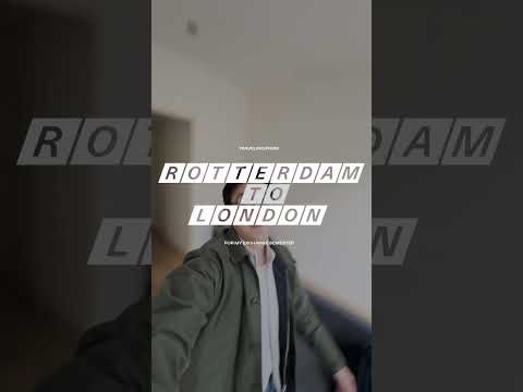 Traveling from Rotterdam to London for my exchange semester at UAL