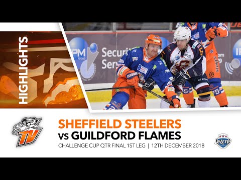 Sheffield Steelers v Guildford Flames - Challenge Cup - 12th December 2018