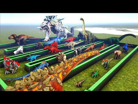 TITANOSAUR DEATHRUN WITH ARK BOSSES | Cantex