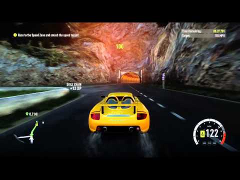 Forza Horizon 2: Porsche Bucket List #10 Hear the Carrera GT''s V10 Engine Roar at 155 mph