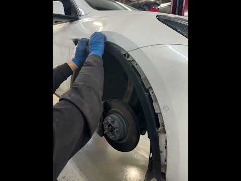 Tesla Model Y Fender Liner Removal