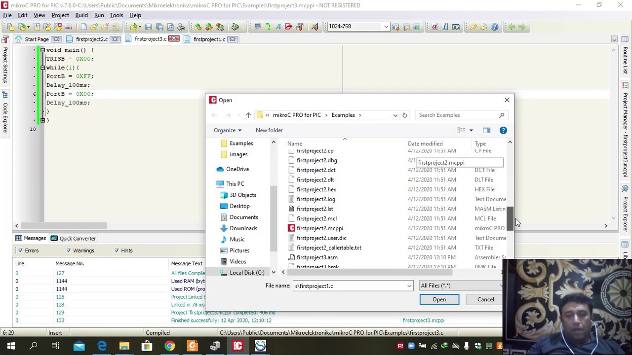Micro C PRO FOR PIC & PIC Simulator IDE