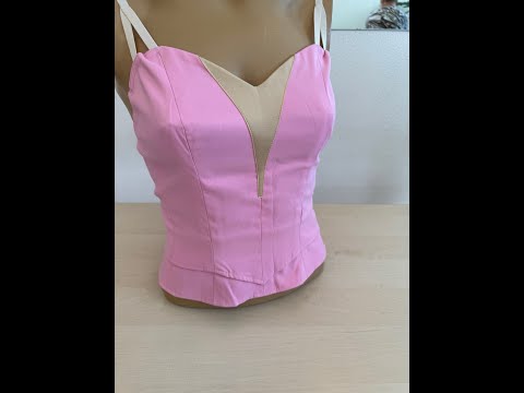 Adjustable bodice T 0013(5060) - video 2