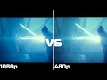 1080p vs 480p (Emperor Palpatine vs Rey)