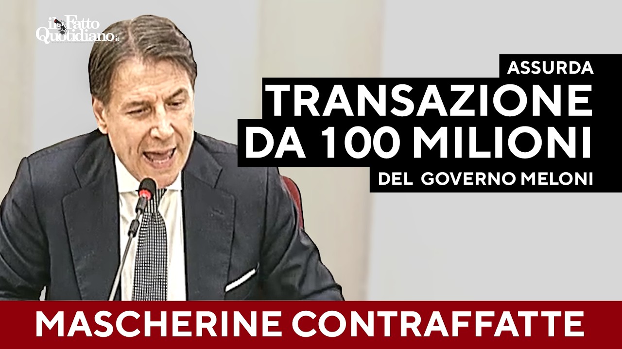 Mascherine Covid, Conte: “Ho dato ai pm un verbale anonimo, quei dispositivi erano contraffatti"