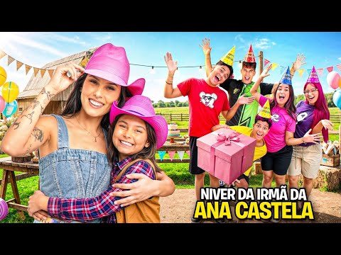 COMEMORAMOS O ANIVERSÁRIO DA IRMÃ DA ANA CASTELA *Vlog da festa