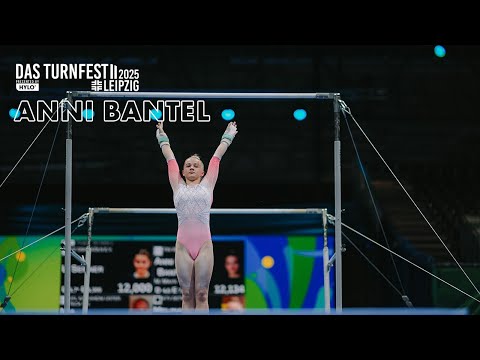 Internationales Deutsches Turnfest 2025 in Leipzig: Anni Bantel (TSV Berkheim) nach den DJM