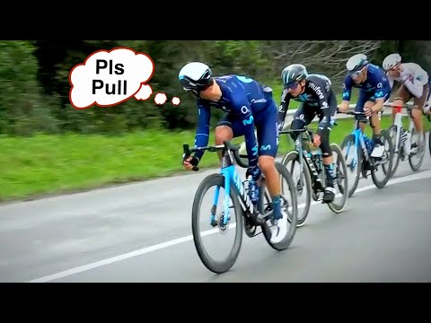 When Valverde Tells Movistar to Close the Gap ASAP | Volta a Catalunya 2022 Stage 1
