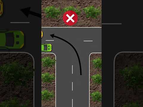 Turn left and make a big bend, turn right and make a small bend #car #manual #driving