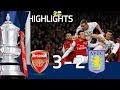 Arsenal 3-2 Aston Villa - Official Highlights and Goals | FA Cup 4th Round Proper 29-01-12