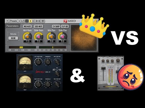 Voxengo MSED, the free Mid Side Processing plugin beats the paid plugins from AVID and Waves