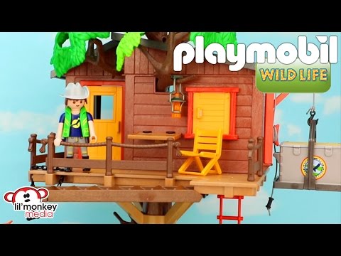 Playmobil Wild Life Adventure Treehouse!