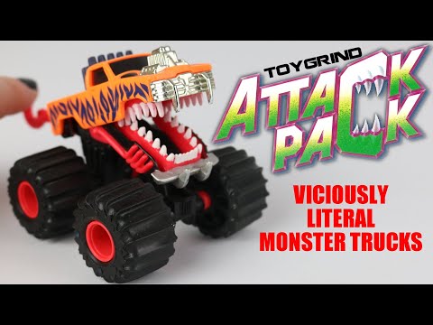 ATTACK PACK: Hot Wheels' Viciously Literal Monster Trucks | TOYGRIND 8
