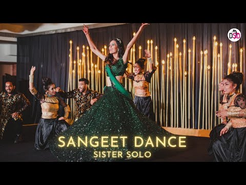 Sister Solo Dance | Sangeet Choreography | Uff teri Ada, It's Rocking, Le Gayi | Dhruvi Shah