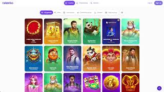 Celebrino Casino - Spillesiden med masser af Free Spins