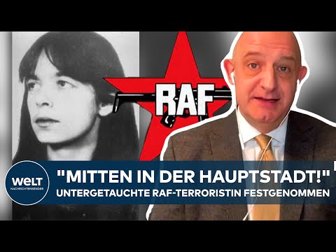 BERLIN: "Hat Deutschland in Atem gehalten" RAF-Terroristin Daniela Klette gefasst