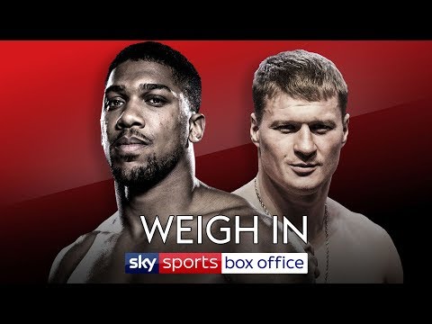 Anthony Joshua vs. Alexander Povetkin Weigh-In Results