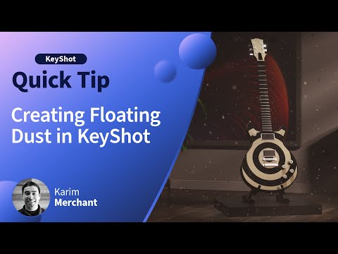 KeyShot Quick Tip - Creating Floating Dust in KeyShot