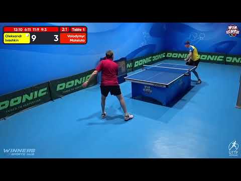 04:00 Oleksandr Ivashkin 3-1 Volodymyr Maksiuta West 7 WIN CUP 02.12.2022 | TABLE TENNIS WINCUP