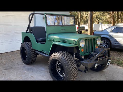Update: 1947 Willys Jeep Cj2a with a Dauntless 225 V6 Conversion Swap