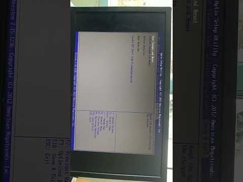 Aptio Setup Utility Copyright (C) 2012 American Megatrends, Inc. Windo problem solve leptop computer